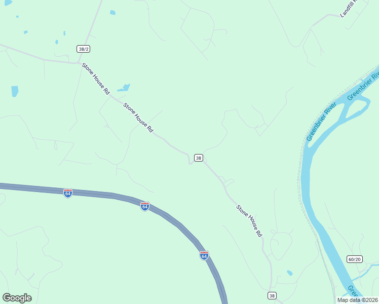 map of restaurants, bars, coffee shops, grocery stores, and more near 2530 Stone House Road in Lewisburg