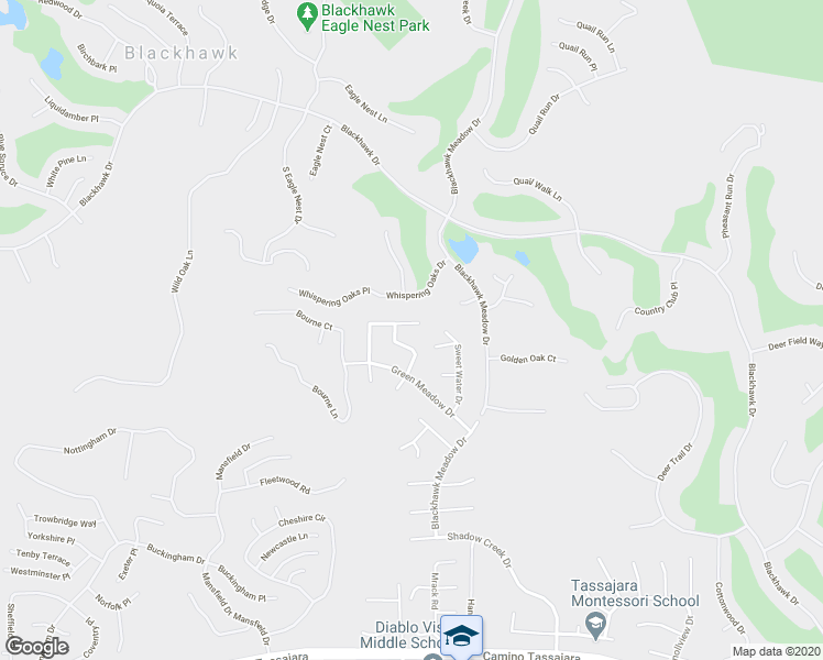 map of restaurants, bars, coffee shops, grocery stores, and more near 90 Snow Mountain Court in Danville