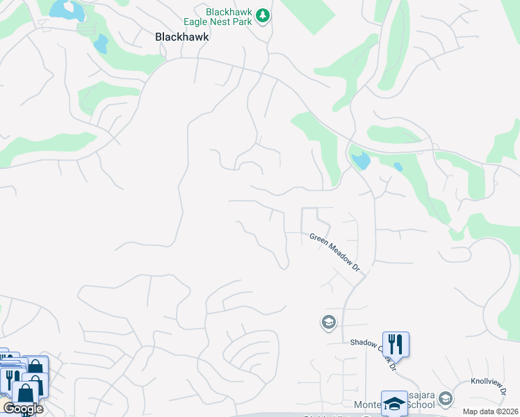 map of restaurants, bars, coffee shops, grocery stores, and more near 711 Bourne Court in Danville