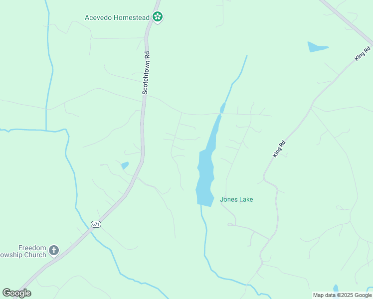 map of restaurants, bars, coffee shops, grocery stores, and more near 14500 Three Oaks Court in Montpelier