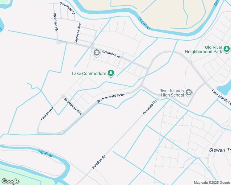 map of restaurants, bars, coffee shops, grocery stores, and more near 16564 Barnett Street in Lathrop