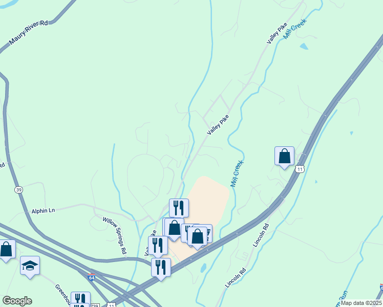 map of restaurants, bars, coffee shops, grocery stores, and more near 20 Beverly Court in Lexington