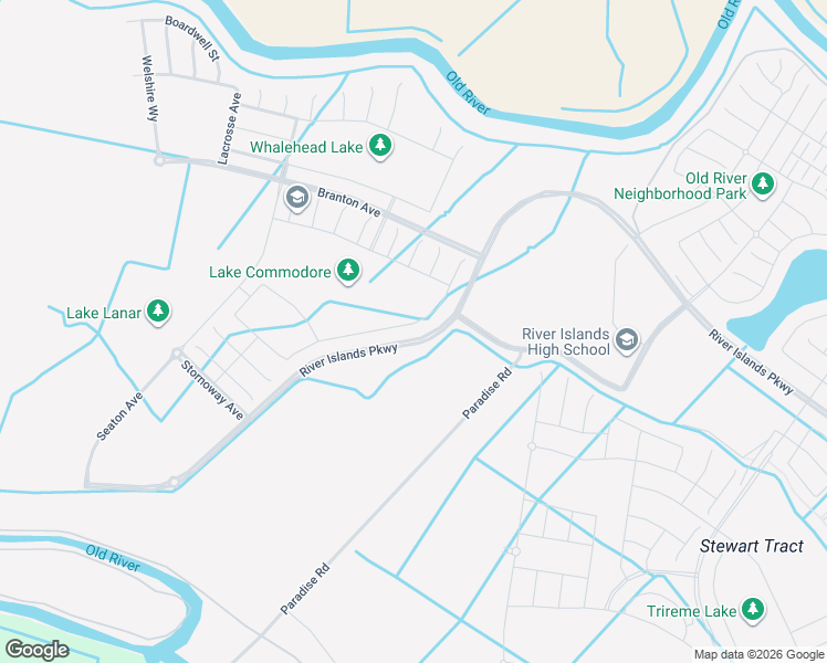 map of restaurants, bars, coffee shops, grocery stores, and more near 16524 Barnett Street in Lathrop