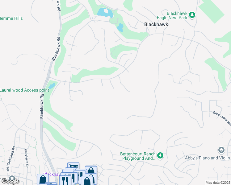 map of restaurants, bars, coffee shops, grocery stores, and more near 181 Silver Fir Lane in Danville
