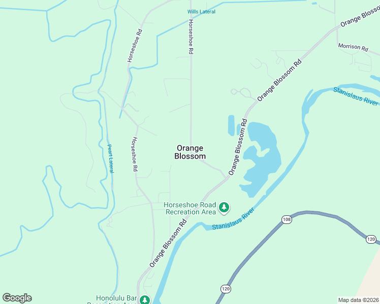 map of restaurants, bars, coffee shops, grocery stores, and more near in Orange Blossom