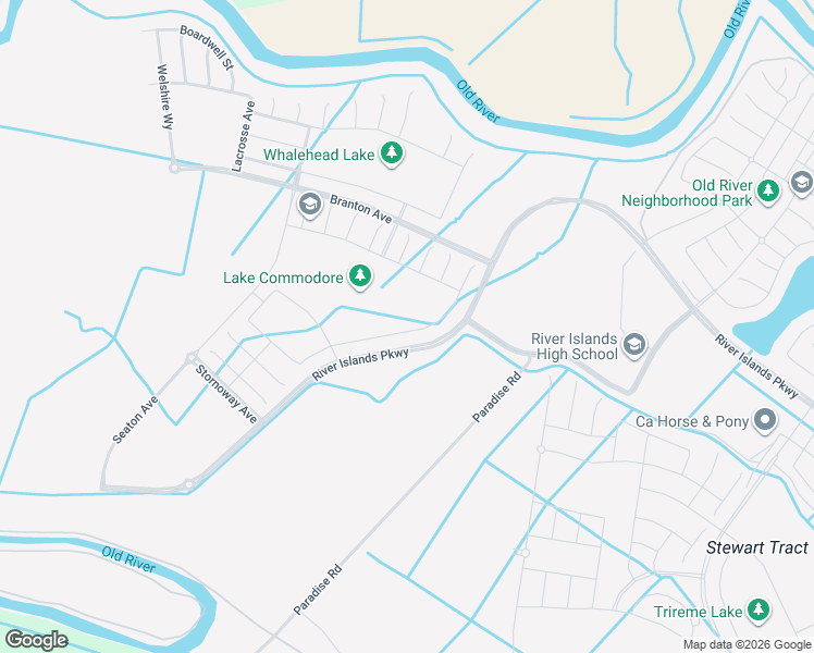 map of restaurants, bars, coffee shops, grocery stores, and more near 4960 West Stewart Road in Lathrop