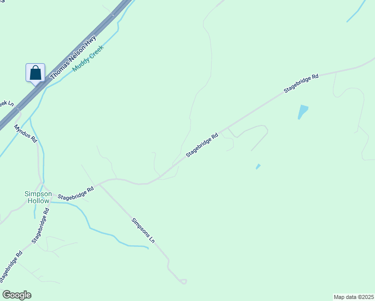 map of restaurants, bars, coffee shops, grocery stores, and more near 82 Walnut Grove Lane in Faber
