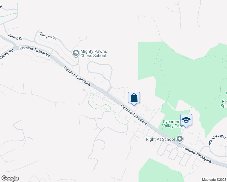 map of restaurants, bars, coffee shops, grocery stores, and more near 2002 Hill Meadow Place in Danville