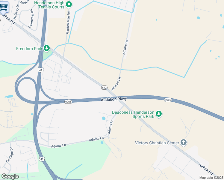 map of restaurants, bars, coffee shops, grocery stores, and more near 1776 Adams Lane in Henderson