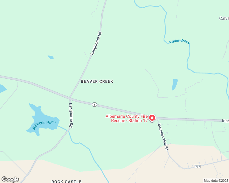 map of restaurants, bars, coffee shops, grocery stores, and more near 920 Irish Road in Scottsville
