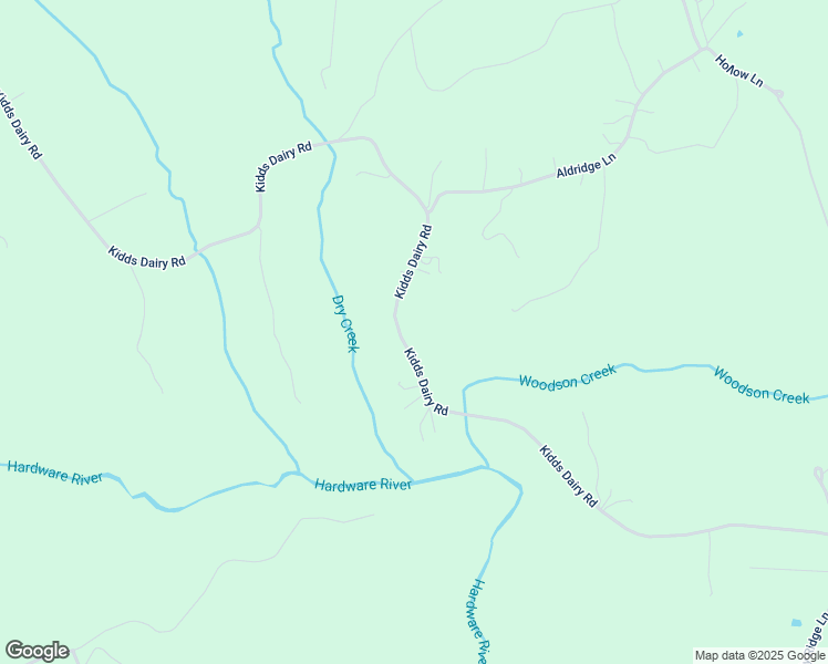 map of restaurants, bars, coffee shops, grocery stores, and more near 1931 Kidds Dairy Road in Scottsville