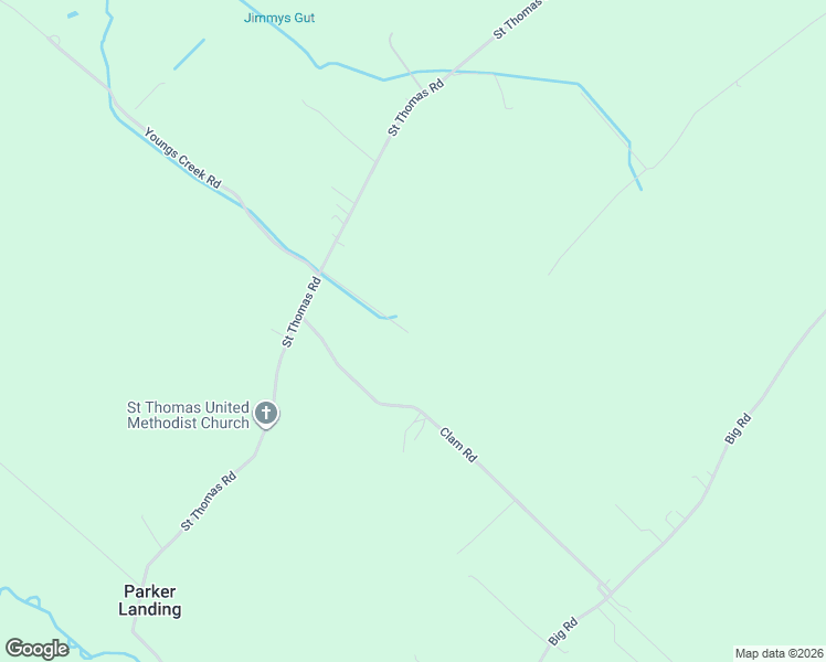 map of restaurants, bars, coffee shops, grocery stores, and more near 16481 Saint Thomas Road in Bloxom