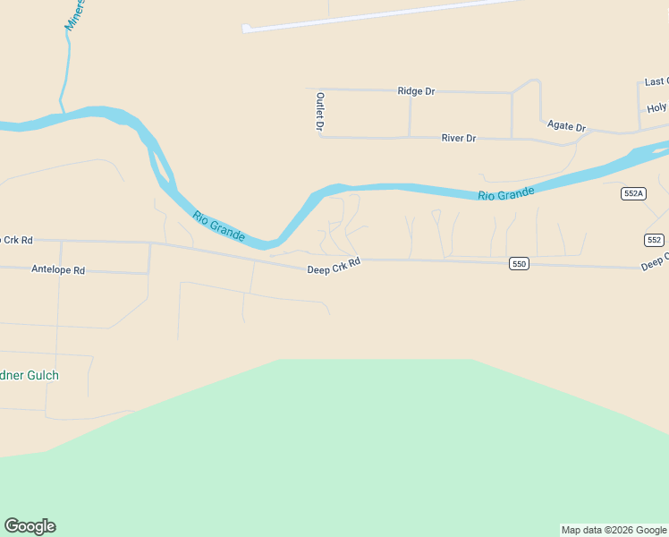 map of restaurants, bars, coffee shops, grocery stores, and more near 442 Deep Creek Road in Creede