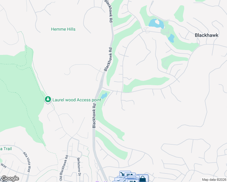 map of restaurants, bars, coffee shops, grocery stores, and more near 3820 Blackhawk Drive in Danville