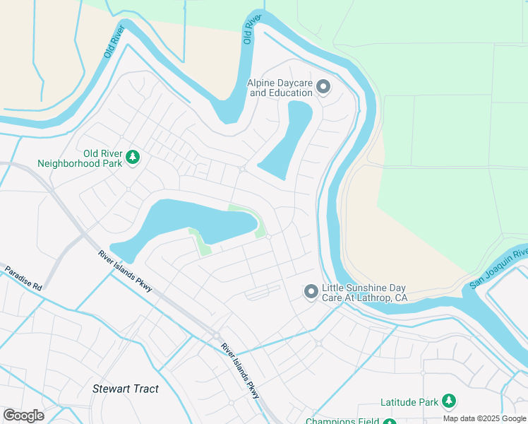 map of restaurants, bars, coffee shops, grocery stores, and more near 16700 Cohen Rd in Lathrop