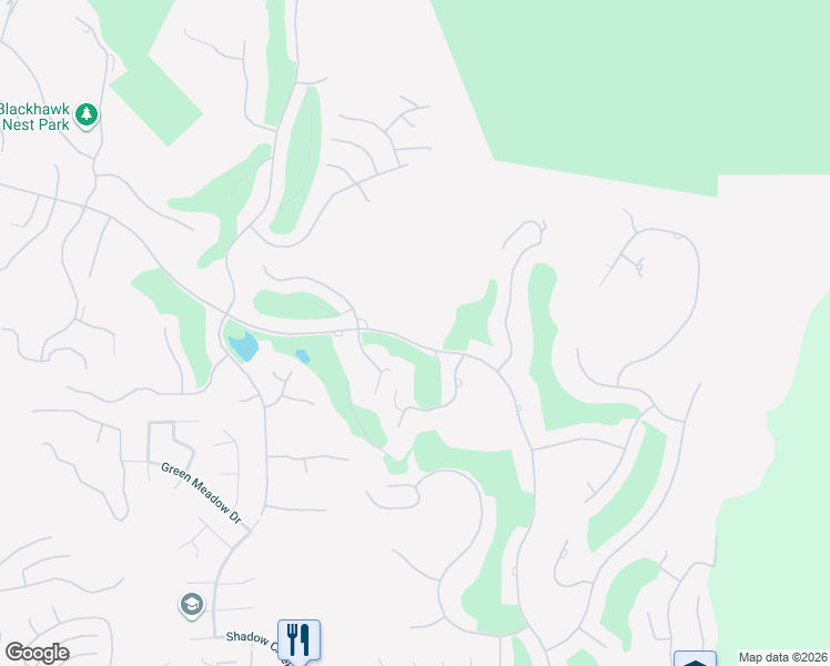 map of restaurants, bars, coffee shops, grocery stores, and more near 5333 Blackhawk Drive in Blackhawk