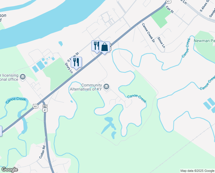 map of restaurants, bars, coffee shops, grocery stores, and more near Arbor Drive in Henderson
