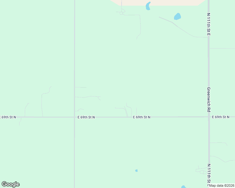 map of restaurants, bars, coffee shops, grocery stores, and more near 10220 East 69th Street North in Wichita