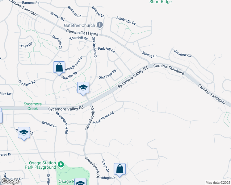 map of restaurants, bars, coffee shops, grocery stores, and more near 7 Leeds Court East in Danville