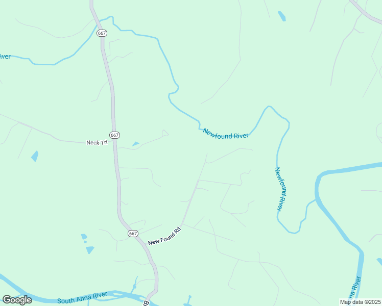 map of restaurants, bars, coffee shops, grocery stores, and more near 15040 New Found Road in Doswell