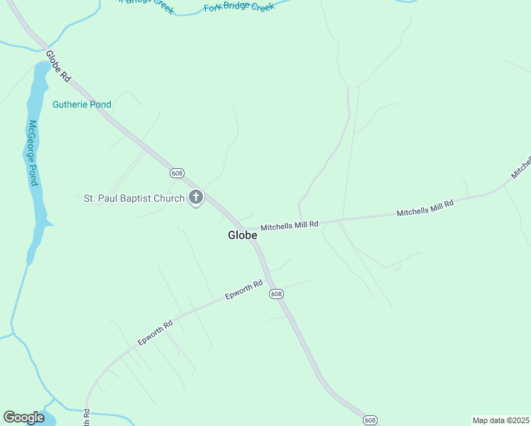 map of restaurants, bars, coffee shops, grocery stores, and more near 75 Mitchells Mill Road in Aylett