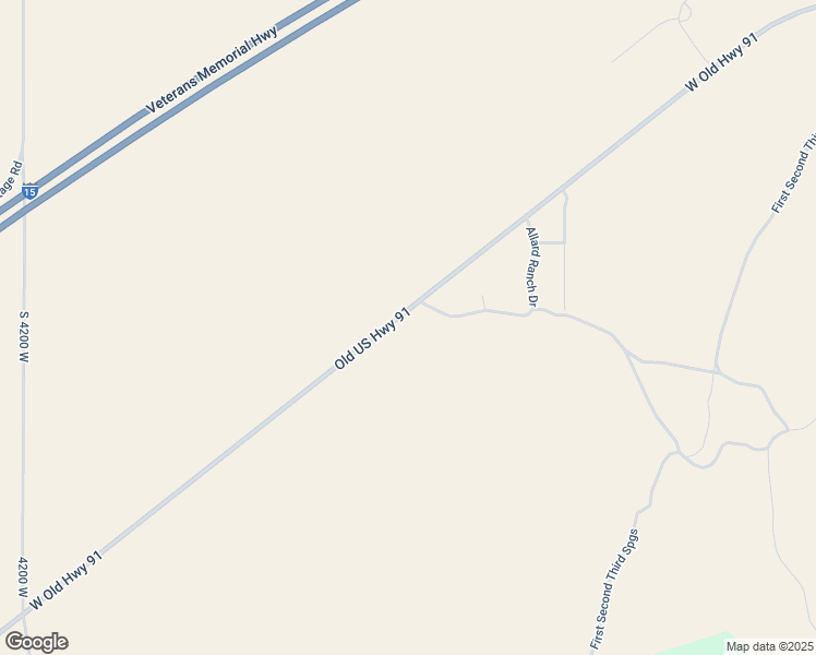 map of restaurants, bars, coffee shops, grocery stores, and more near 3505 West Allard Ranch Drive in Parowan