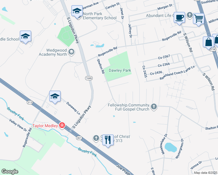 map of restaurants, bars, coffee shops, grocery stores, and more near 786 Shelton Road in Radcliff