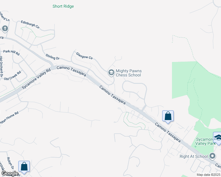 map of restaurants, bars, coffee shops, grocery stores, and more near 5 Stuart Place in Danville