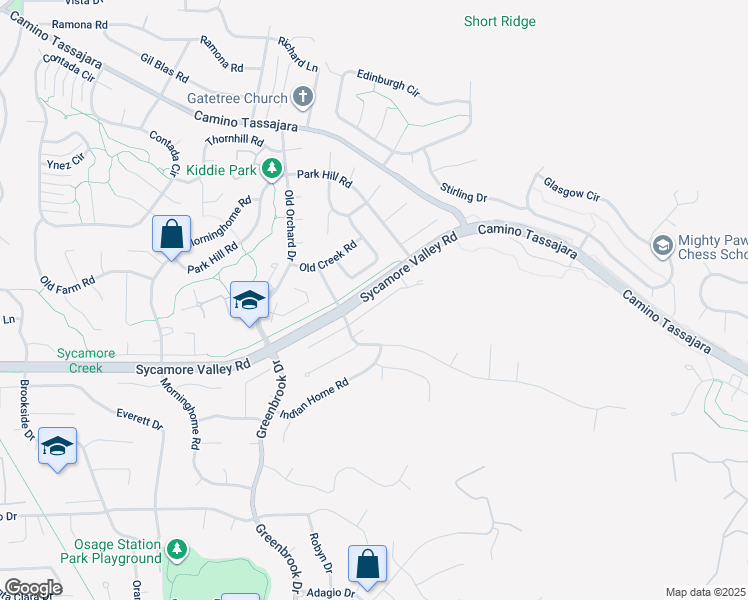 map of restaurants, bars, coffee shops, grocery stores, and more near 33 Leeds Court East in Danville