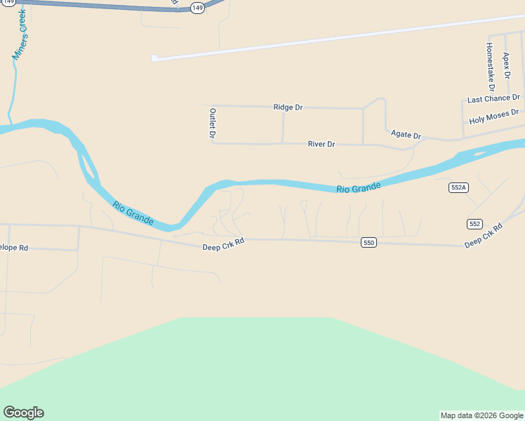 map of restaurants, bars, coffee shops, grocery stores, and more near 442 Deep Creek Road in Creede