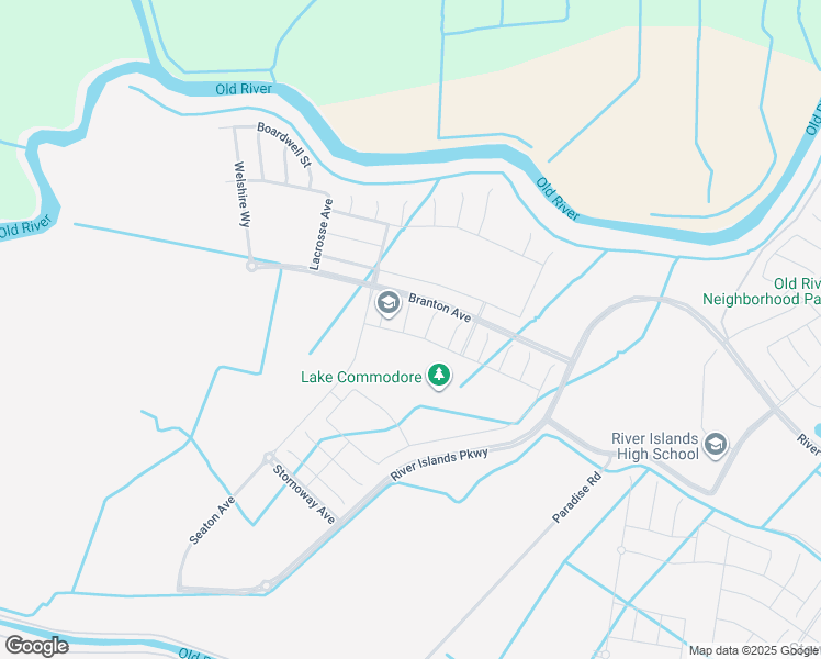 map of restaurants, bars, coffee shops, grocery stores, and more near 16166 Poulson Court in Lathrop