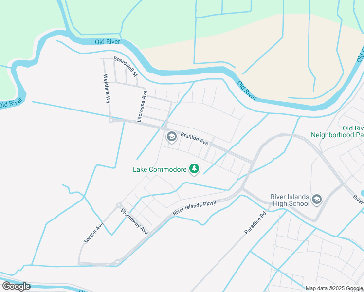 map of restaurants, bars, coffee shops, grocery stores, and more near 16166 Poulson Court in Lathrop