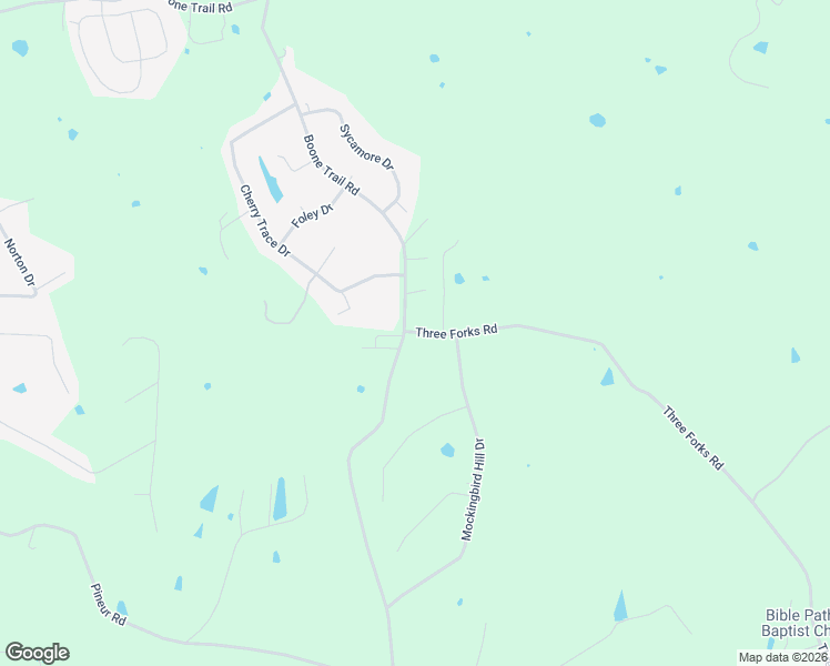 map of restaurants, bars, coffee shops, grocery stores, and more near 1125 Three Forks Road in Richmond