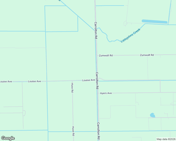 map of restaurants, bars, coffee shops, grocery stores, and more near 16221 Carrolton Road in Escalon