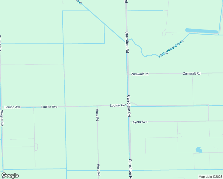 map of restaurants, bars, coffee shops, grocery stores, and more near 16221 Carrolton Road in Escalon