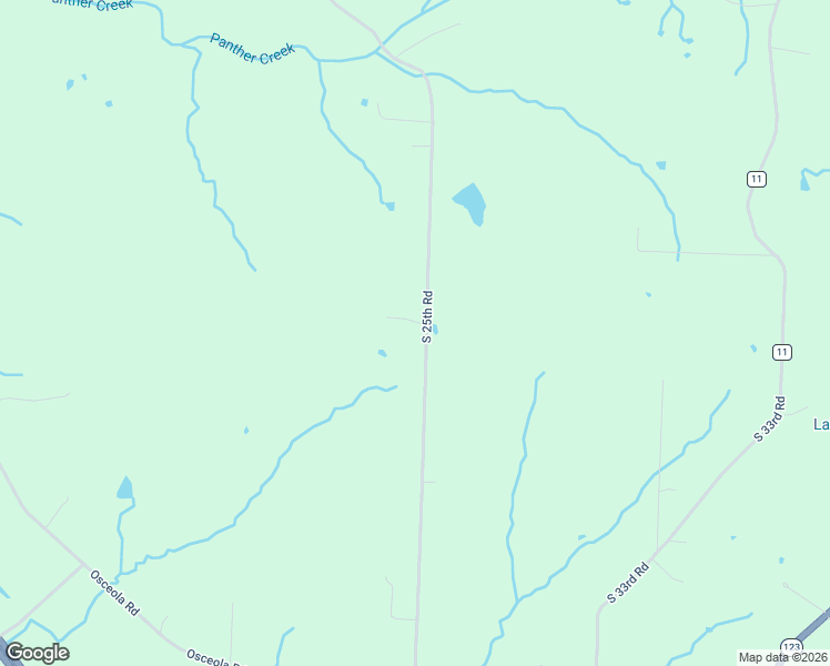 map of restaurants, bars, coffee shops, grocery stores, and more near 3063 South 25th Road in Humansville