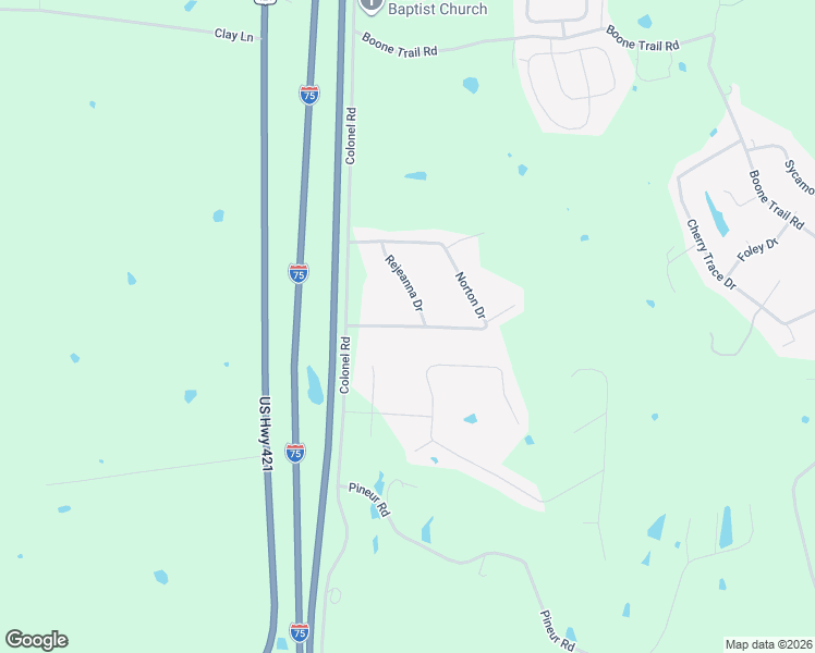 map of restaurants, bars, coffee shops, grocery stores, and more near 114 Norton Drive in Richmond