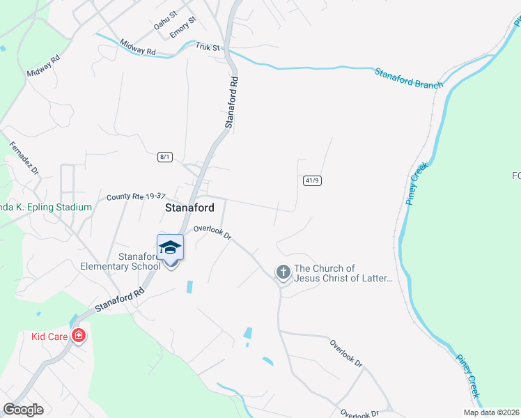 map of restaurants, bars, coffee shops, grocery stores, and more near 206 Hoist Road in Beckley