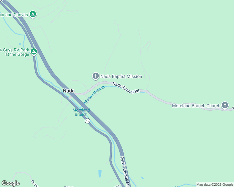 map of restaurants, bars, coffee shops, grocery stores, and more near 380 Nada Tunnel Road in Stanton