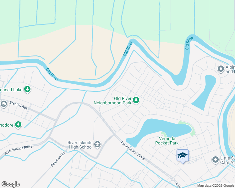 map of restaurants, bars, coffee shops, grocery stores, and more near 16326 Cohen Road in Lathrop