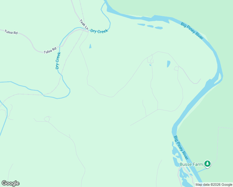 map of restaurants, bars, coffee shops, grocery stores, and more near 23134 Teak Lane in Saint Robert