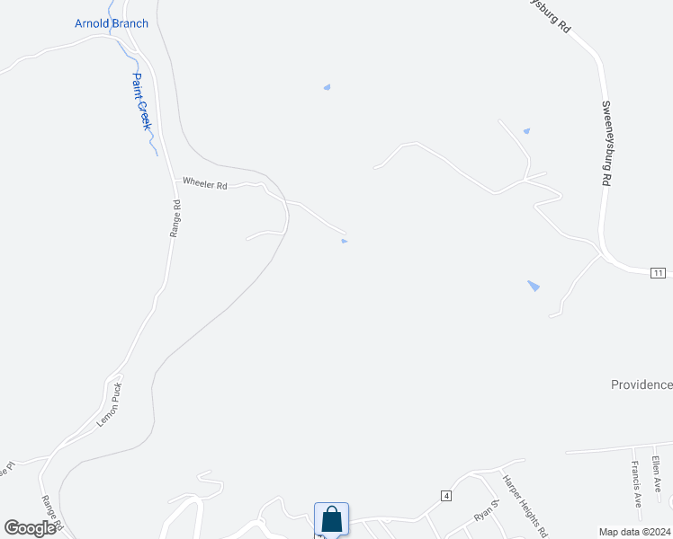 map of restaurants, bars, coffee shops, grocery stores, and more near 350 Wheeler Road in Beckley