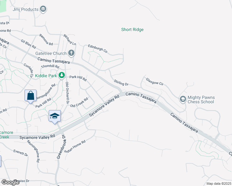 map of restaurants, bars, coffee shops, grocery stores, and more near 651 Derbyshire Place in Danville