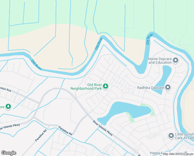 map of restaurants, bars, coffee shops, grocery stores, and more near 16326 Cohen Road in Lathrop