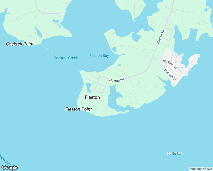 map of restaurants, bars, coffee shops, grocery stores, and more near 31 Fleeton Wharf Road in Reedville