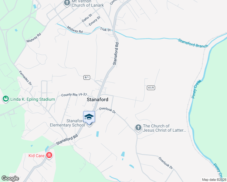map of restaurants, bars, coffee shops, grocery stores, and more near 155 Hoist Road in Beckley