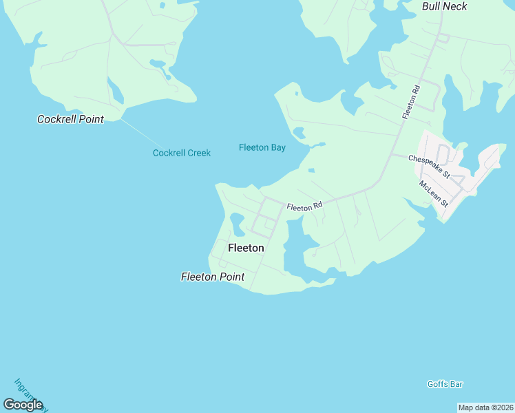 map of restaurants, bars, coffee shops, grocery stores, and more near 72 Fleeton Wharf Road in Reedville