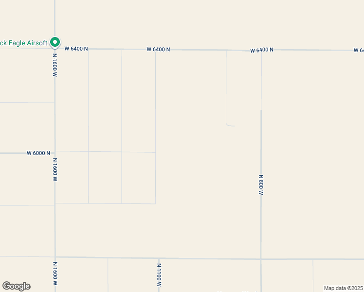 map of restaurants, bars, coffee shops, grocery stores, and more near North 1100 West in Beryl
