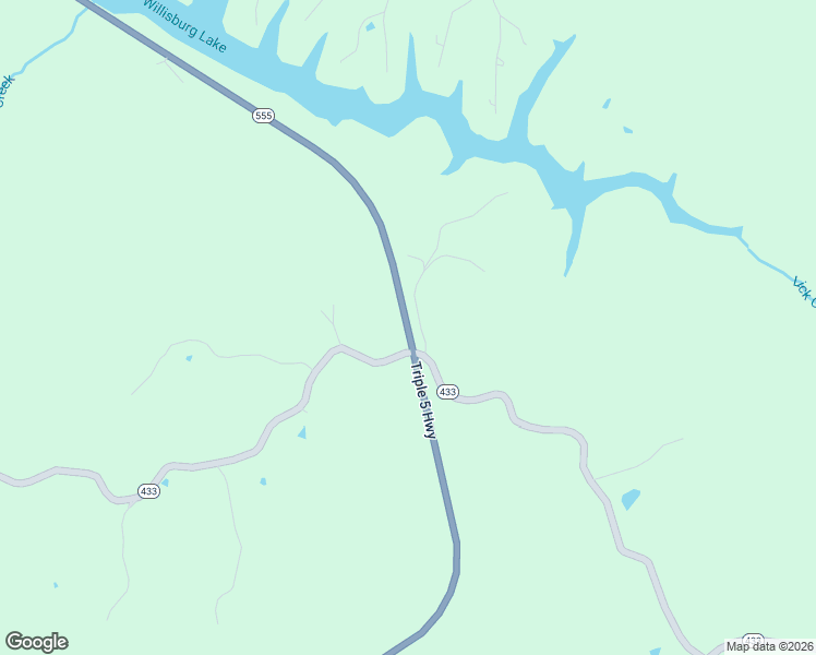 map of restaurants, bars, coffee shops, grocery stores, and more near 10637 Triple 5 Highway in Willisburg