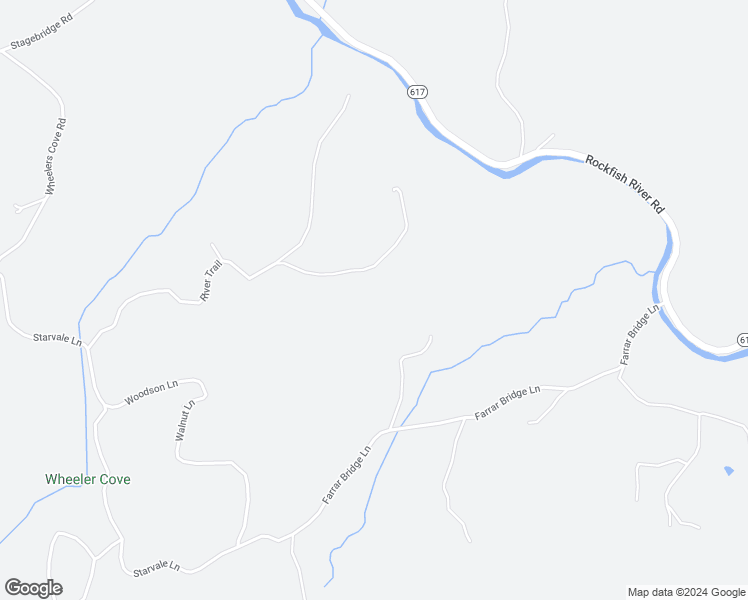map of restaurants, bars, coffee shops, grocery stores, and more near 800 River Trail in Shipman
